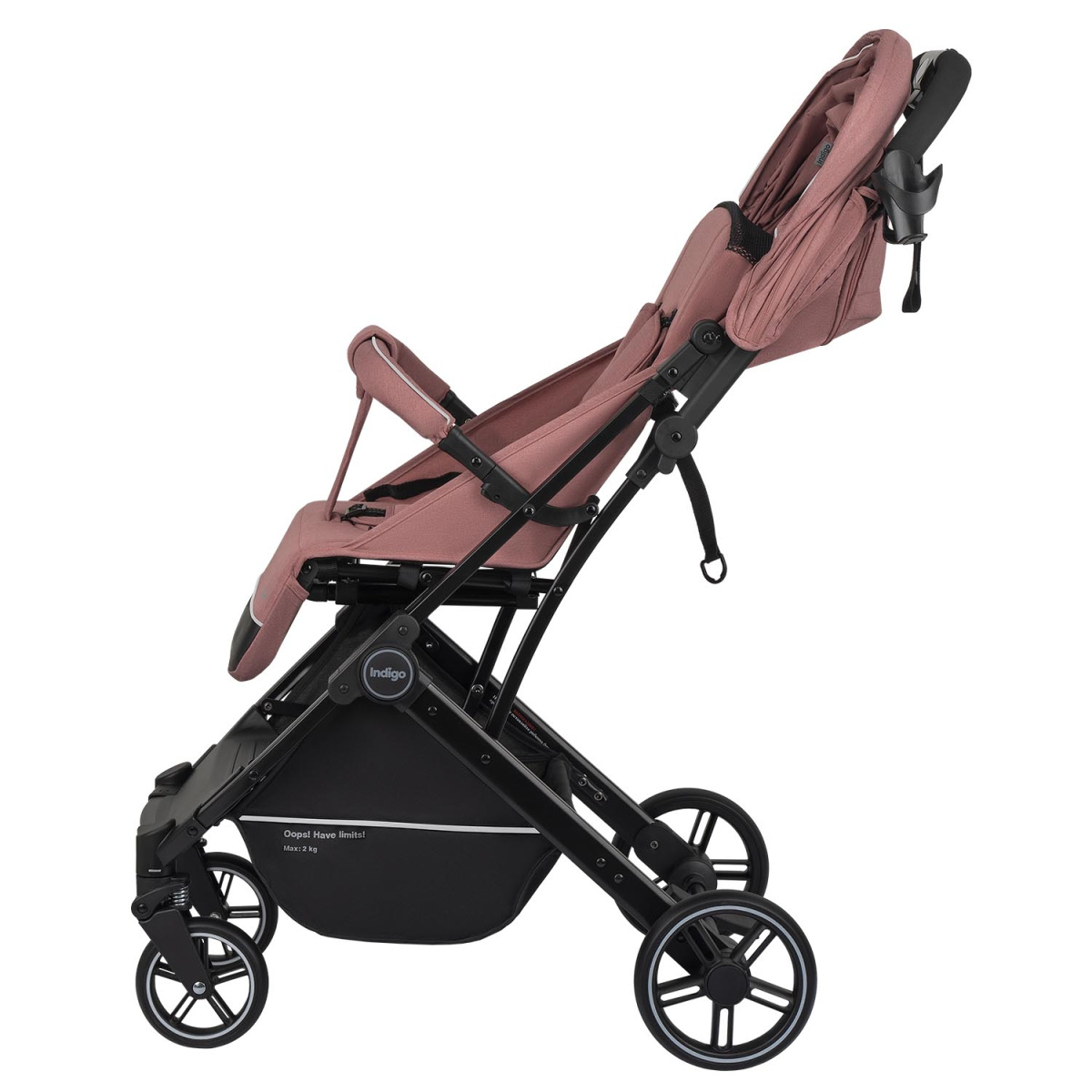 Коляска прогулочная Indigo TRIP розовый