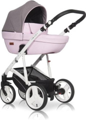 Коляска 2 в 1 Riko Basic Aicon 05 серо-розовый