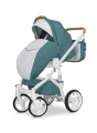 Коляска 2 в 1 Riko Bruno Luxe 03 бирюзовый