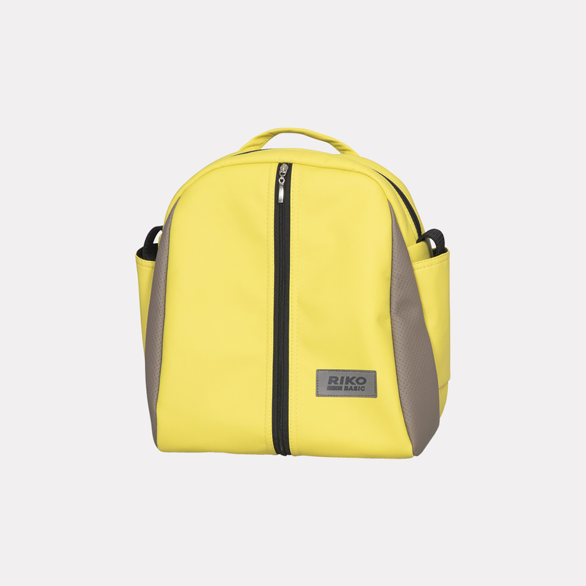 Коляска 2 в 1 Riko Basic Ozon Ecco 26, лимонный-бежевый