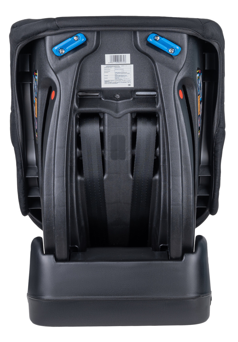 Автокресло детское Farfello GE-B велюр черное Total black velvet