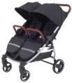 Коляска для близнецов MOWBABY Tandem MB170 Black