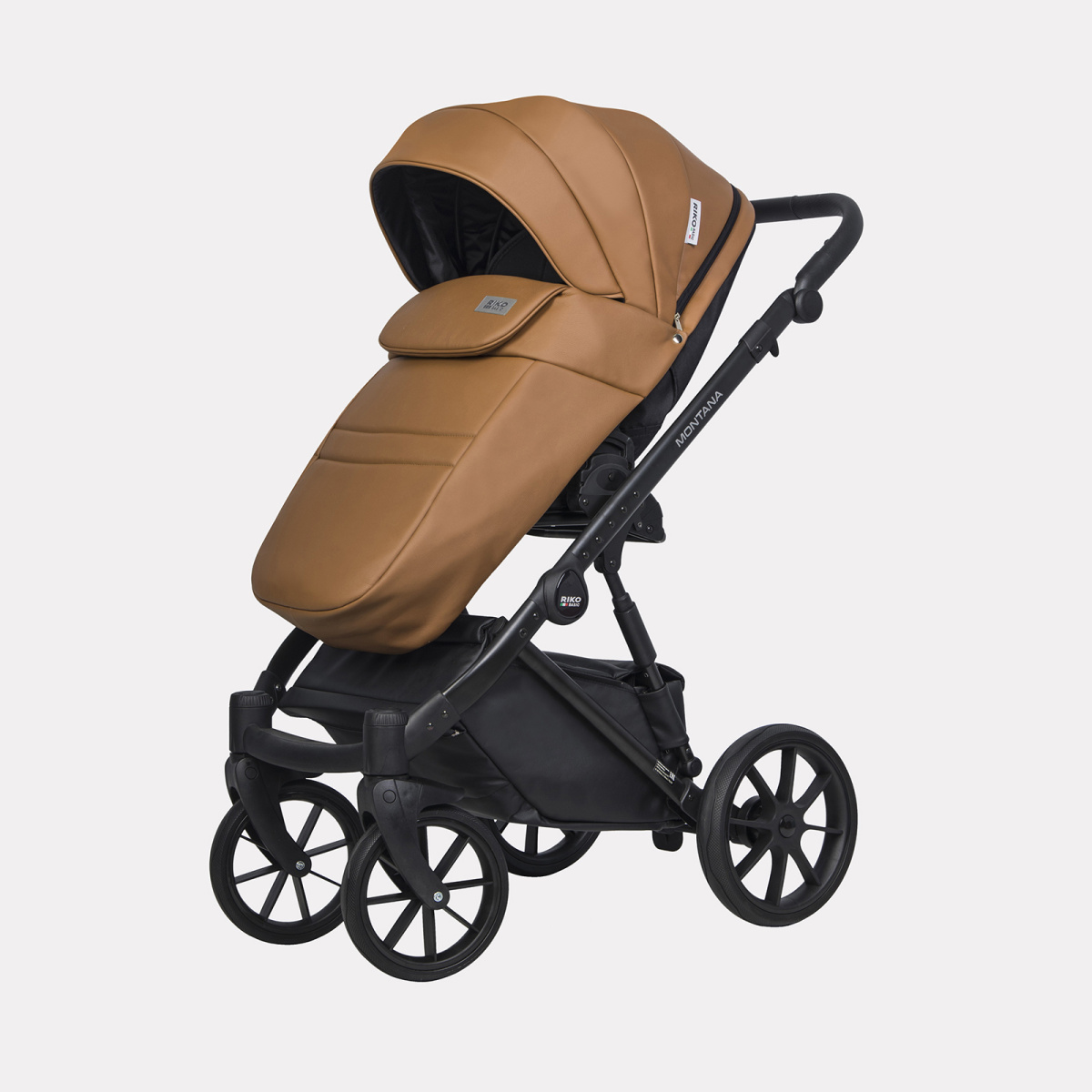 Коляска 3 в 1 Riko Basic Montana Ecco 18 CARAMEL