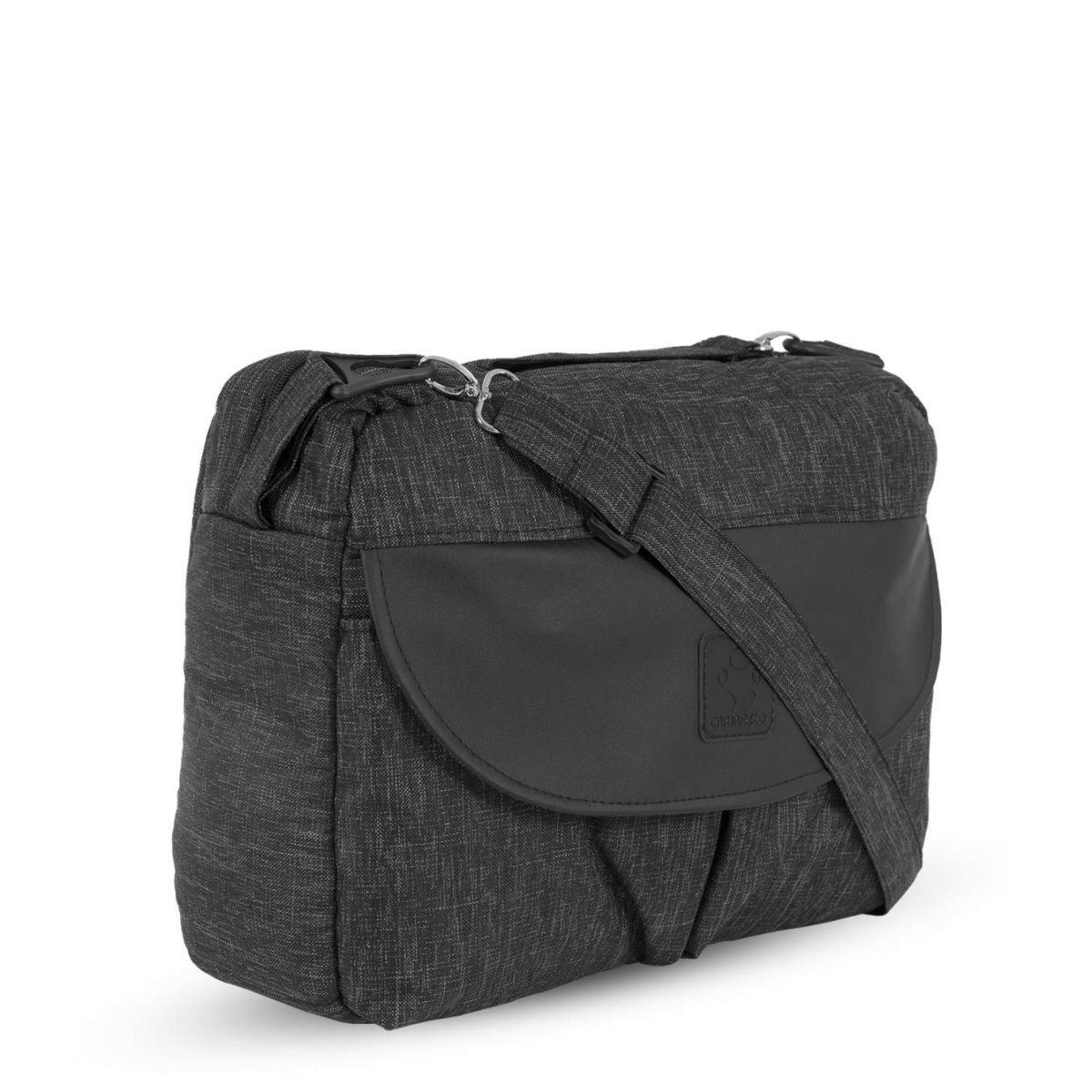 Коляска Camarelo Avenger 3 в 1 черный меланж/черная экокожа