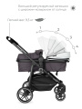 Коляска-трансформер Rant Azure Star RA147 alu. Soft Grey. Цвет: Серый
