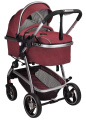 Коляска трансформер Farfello Pristina (Рубиновый PS-13)