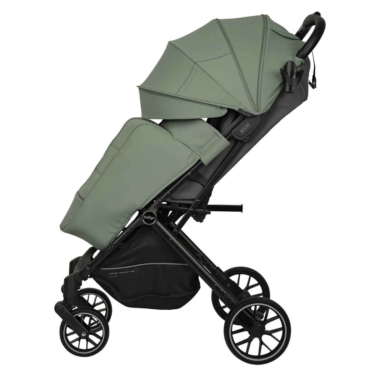 Коляска прогулочная Indigo SKIP зеленый