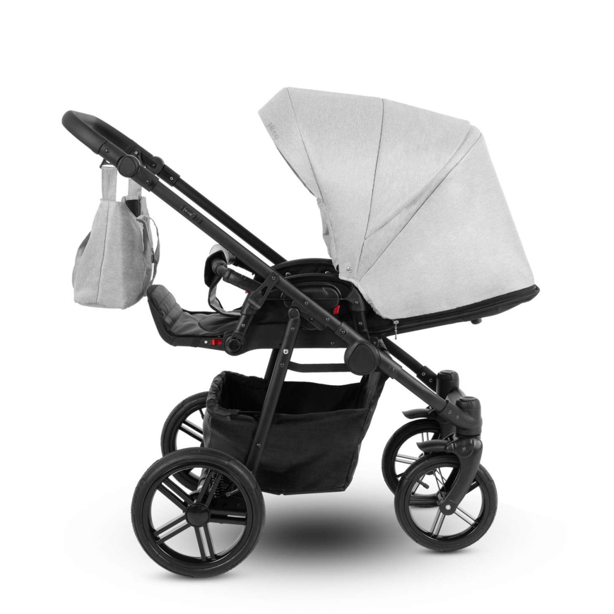 Коляска Camarelo Picco 2 в 1 светло-серый меланж
