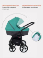 Коляска 3 в 1 Rant Dream 08 серый-темно-зеленый