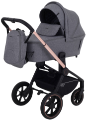 Коляска 3 в 1 MOWBaby ZOOM PU RA087 Gold Grey