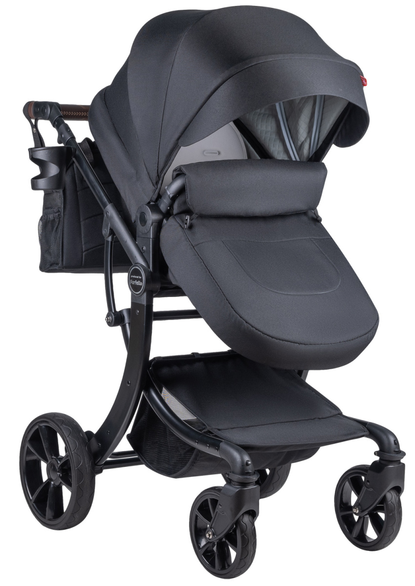 Коляска трансформер Farfello Aimile Original New Black  (Черный NDB-1)