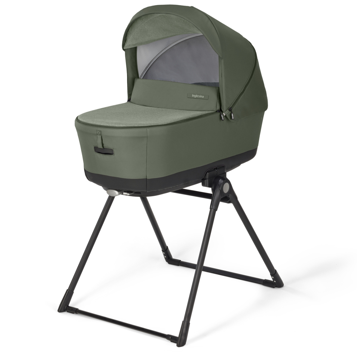 Коляска 3 в 1 Inglesina Electa с подставкой под люльку Stand Up, Tribeca Green