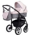 Коляска 3 в 1 Rant Dream 03 серый-розовый