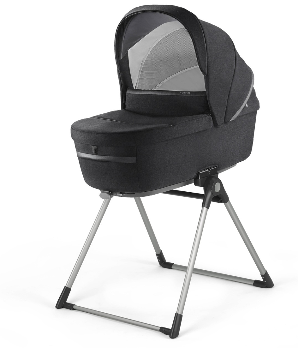 Коляска 3 в 1 Inglesina Aptica с подставкой под люльку Stand Up, Mystic Black