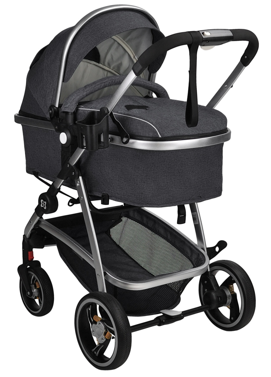 Коляска трансформер Farfello Pristina (Черный PS-15)