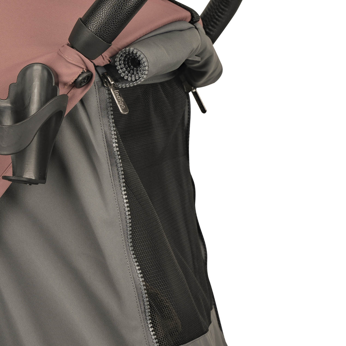 Коляска прогулочная Indigo SKIP розовый