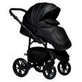 Коляска 2 в 1 Indigo Special, Is 03 (Черная кожа)