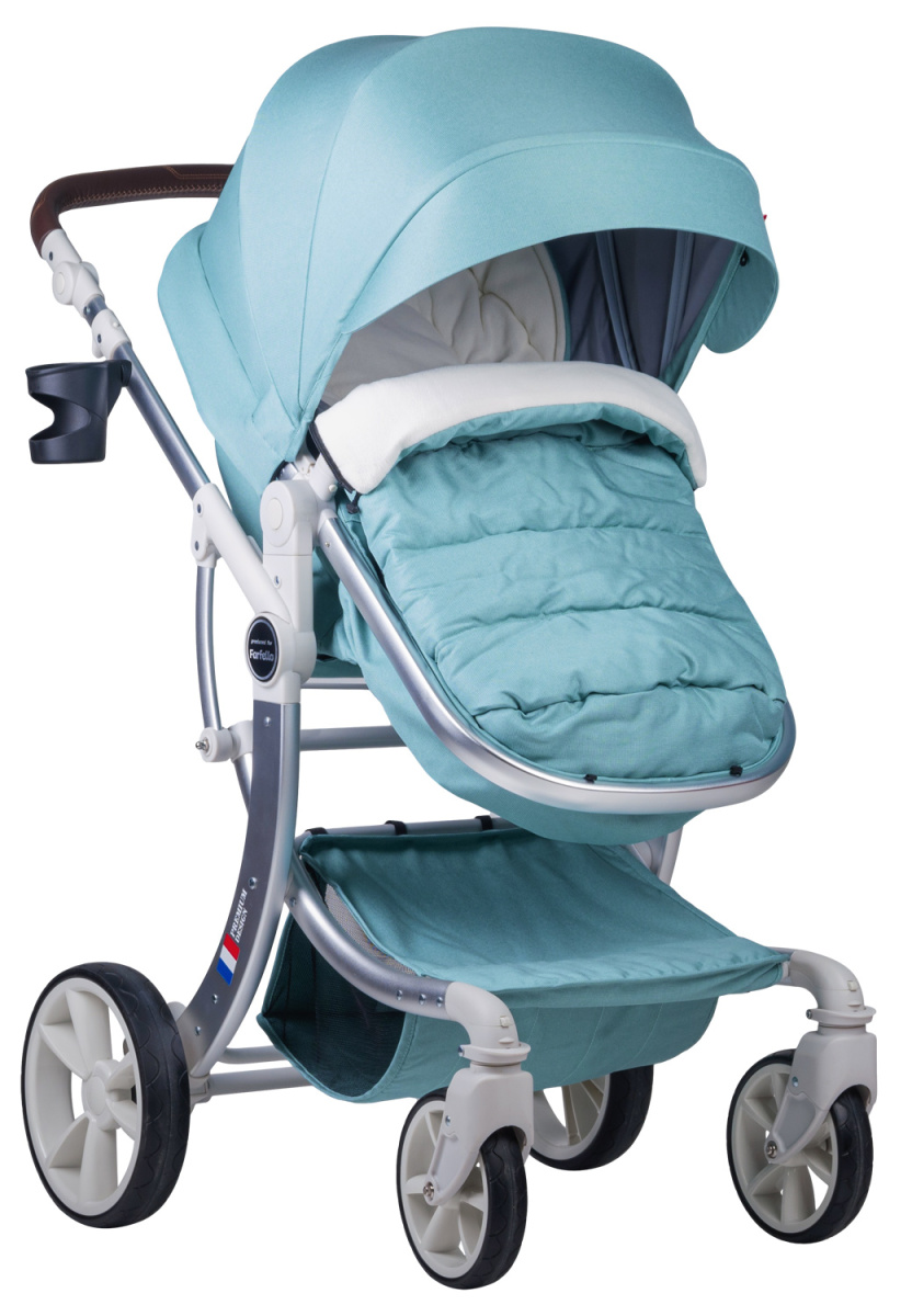 Коляска трансформер Farfello Aimile Original New Pearl (Мятный NDP-5)