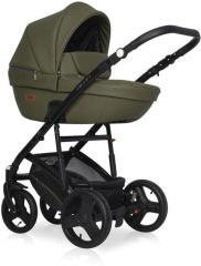 Коляска 2 в 1 Riko Basic Aicon Ecco 08 оливковый
