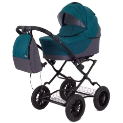 Коляска 2 в 1 Rant Siena Classic 2024 04 серый - темно-бирюзовый