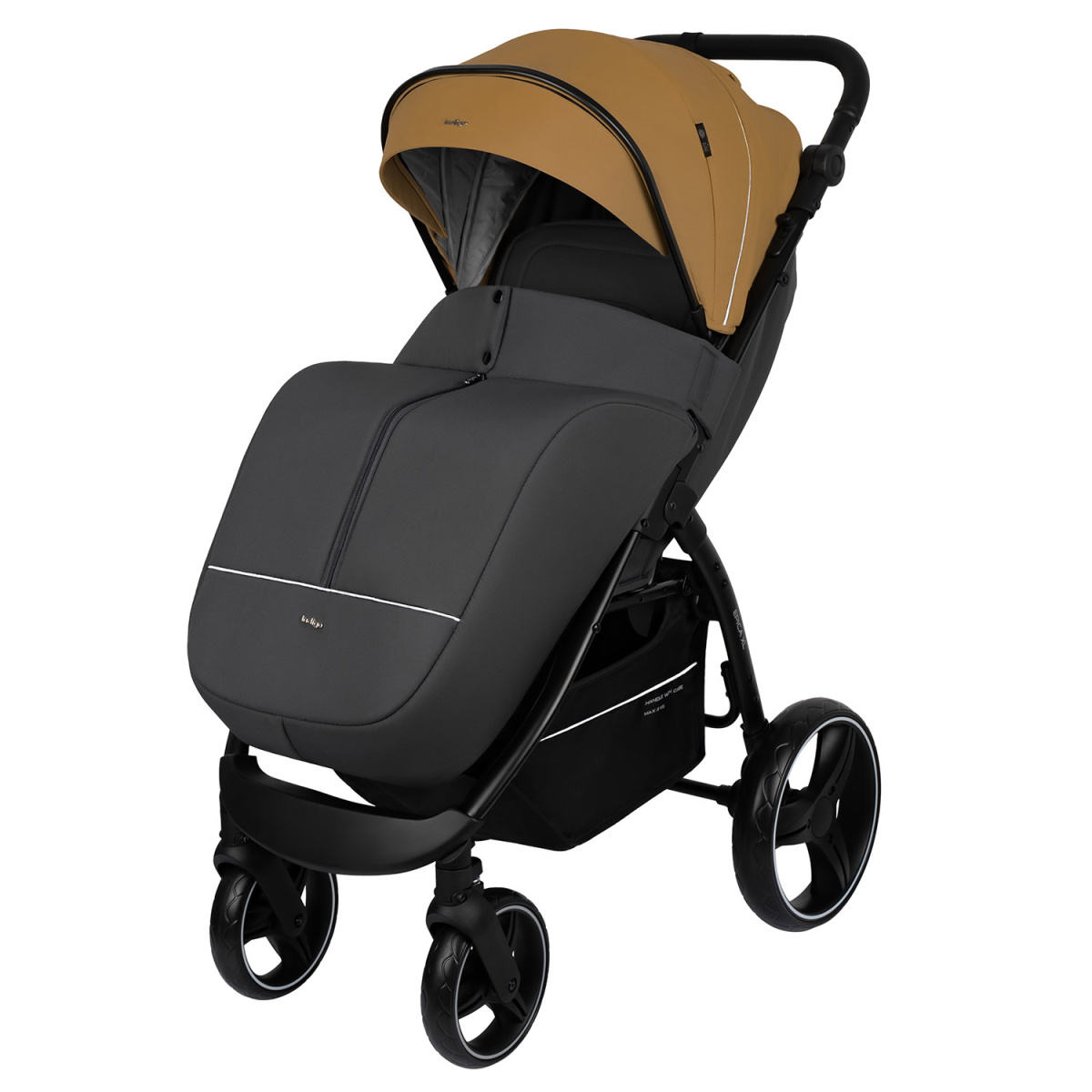 Коляска прогулочная Indigo EPICA XL бежевый-серый