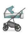 Коляска 2 в 1 Riko Basic Colin 06 серо-бирюзовый