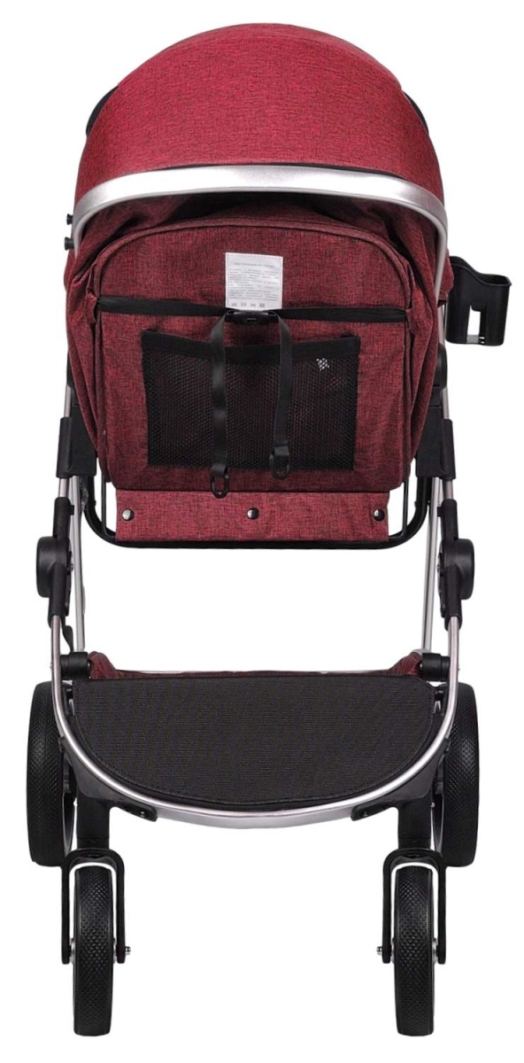 Коляска трансформер Farfello Pristina (Рубиновый PS-13)