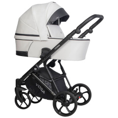 Коляска 3 в 1 Riko Basic Yoga Ecco 11 White, Белый