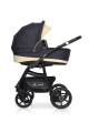Коляска 2 в 1 Riko Basic Alfa Ecco 05 черно-бежевый