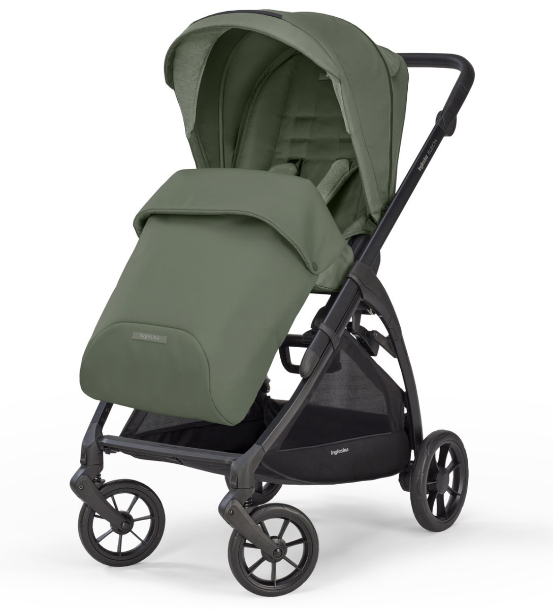 Коляска 2 в 1 Inglesina Electa с подставкой под люльку Stand Up, Tribeca Green