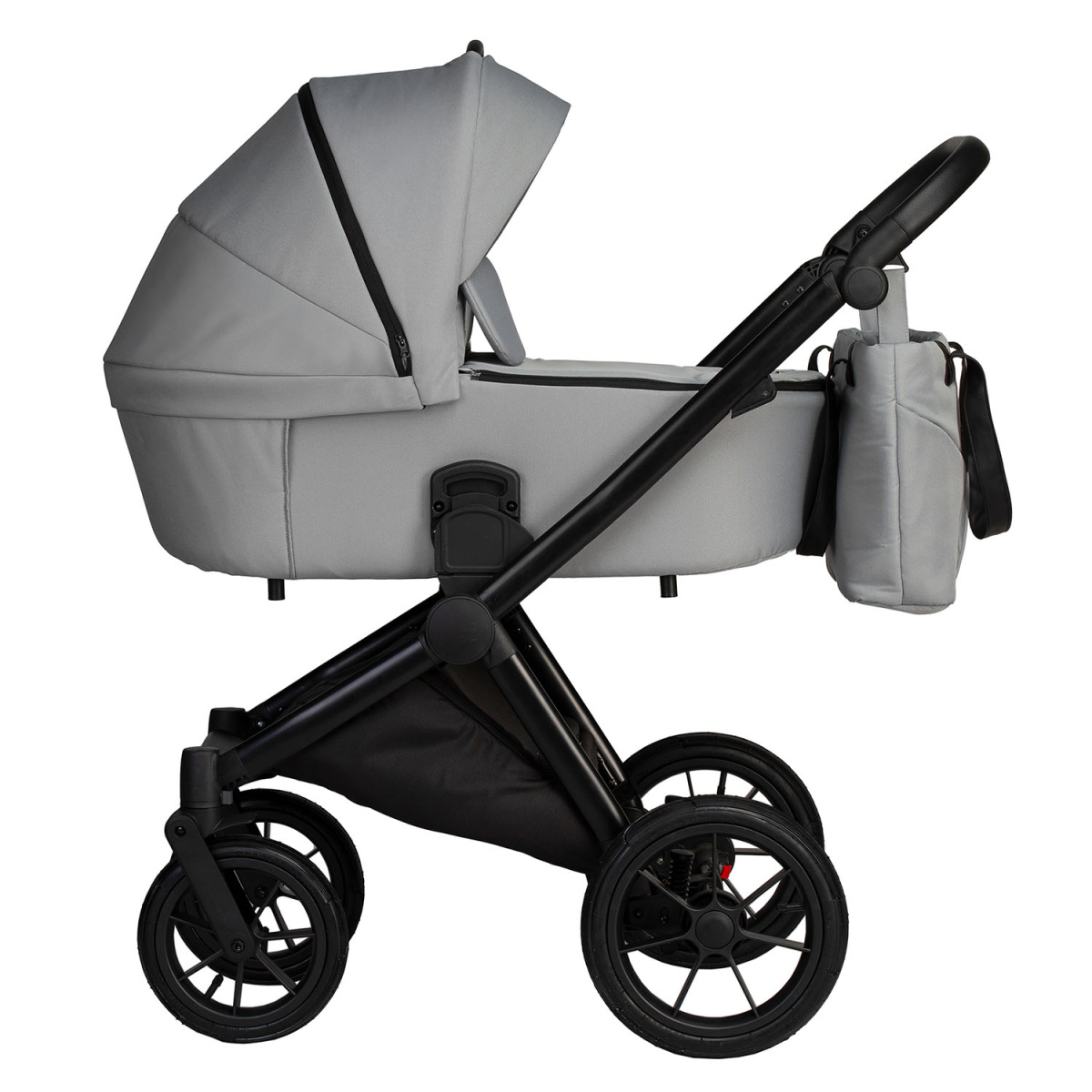 Коляска 2в1 Indigo SOLIO So 04 (св.серый)