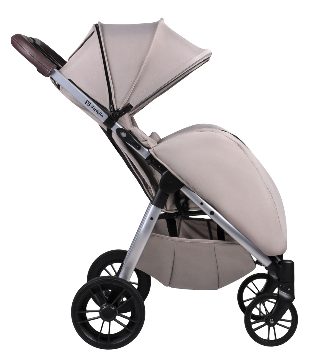 Коляска прогулочная Farfello Lane Max Comfort (Snow beige/Бежевый)