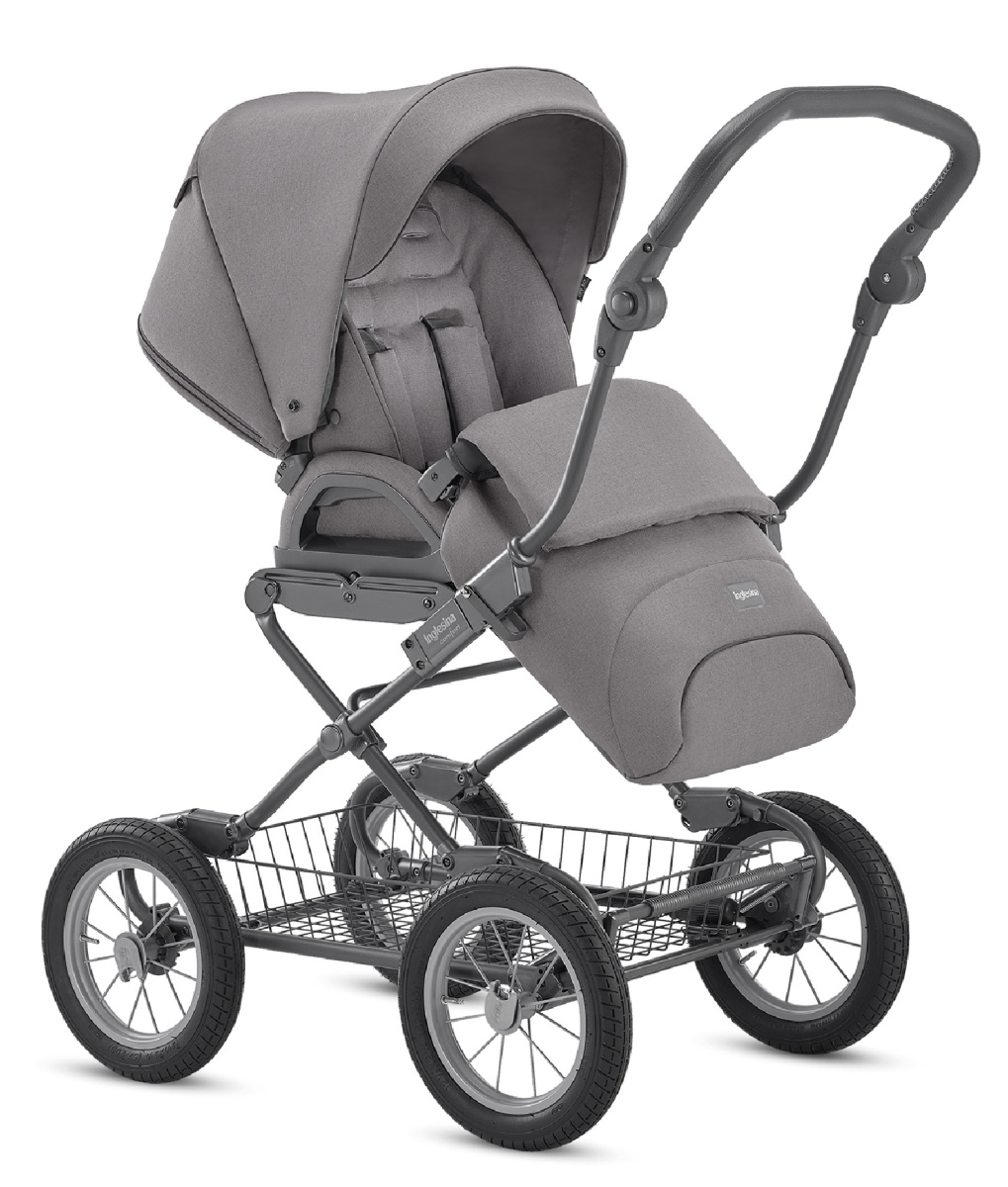 Коляска Sofia System Duo 2 в 1 на шасси Ergo Bike (AA15M6STG + AE15H6100), цвет STONE GREY
