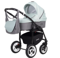 Коляска 3 в 1 Rant Dream 04 серый-мятный