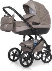 Коляска 3 в 1 Riko Bruno Natural 05 серый