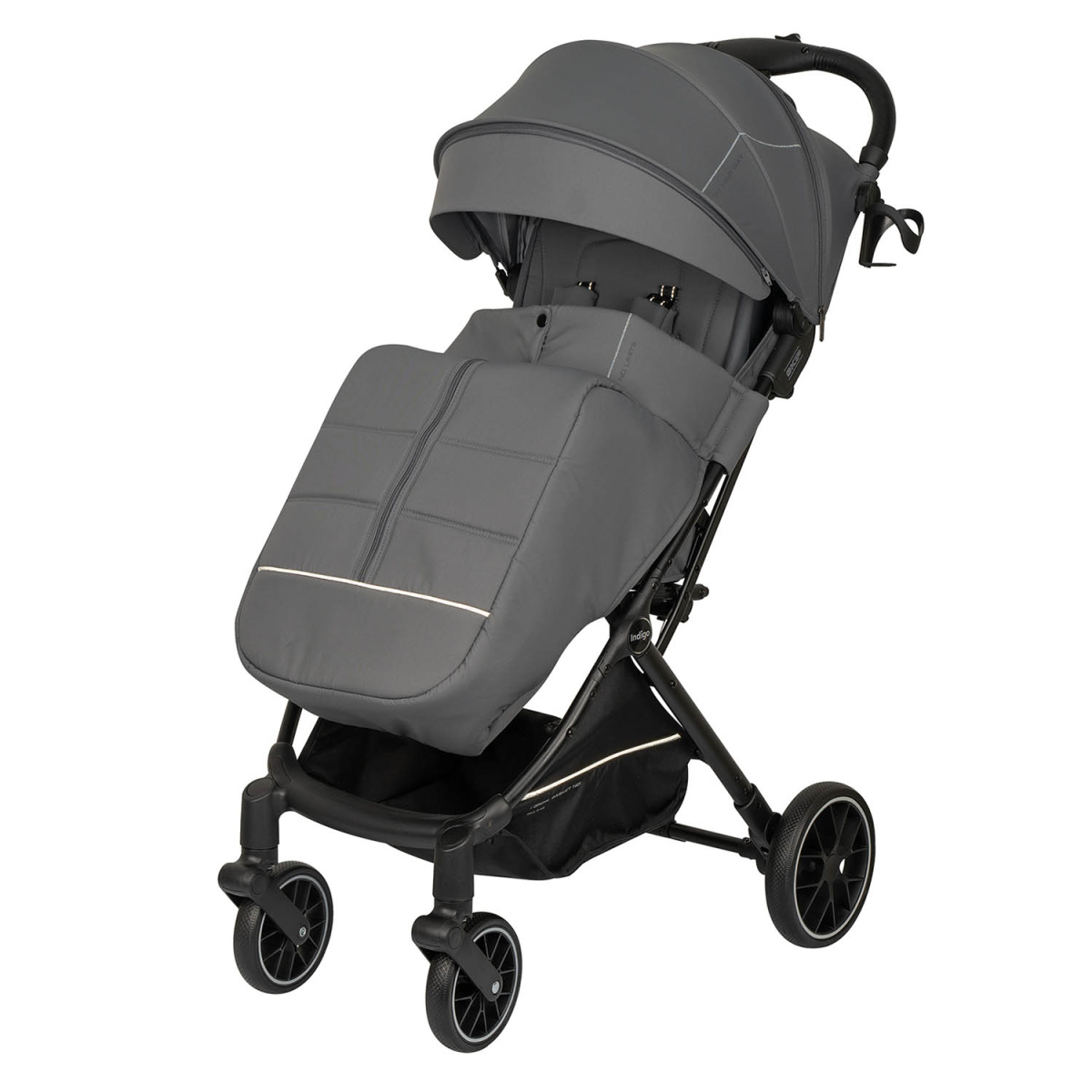 Коляска прогулочная Indigo SKIP темно-серый