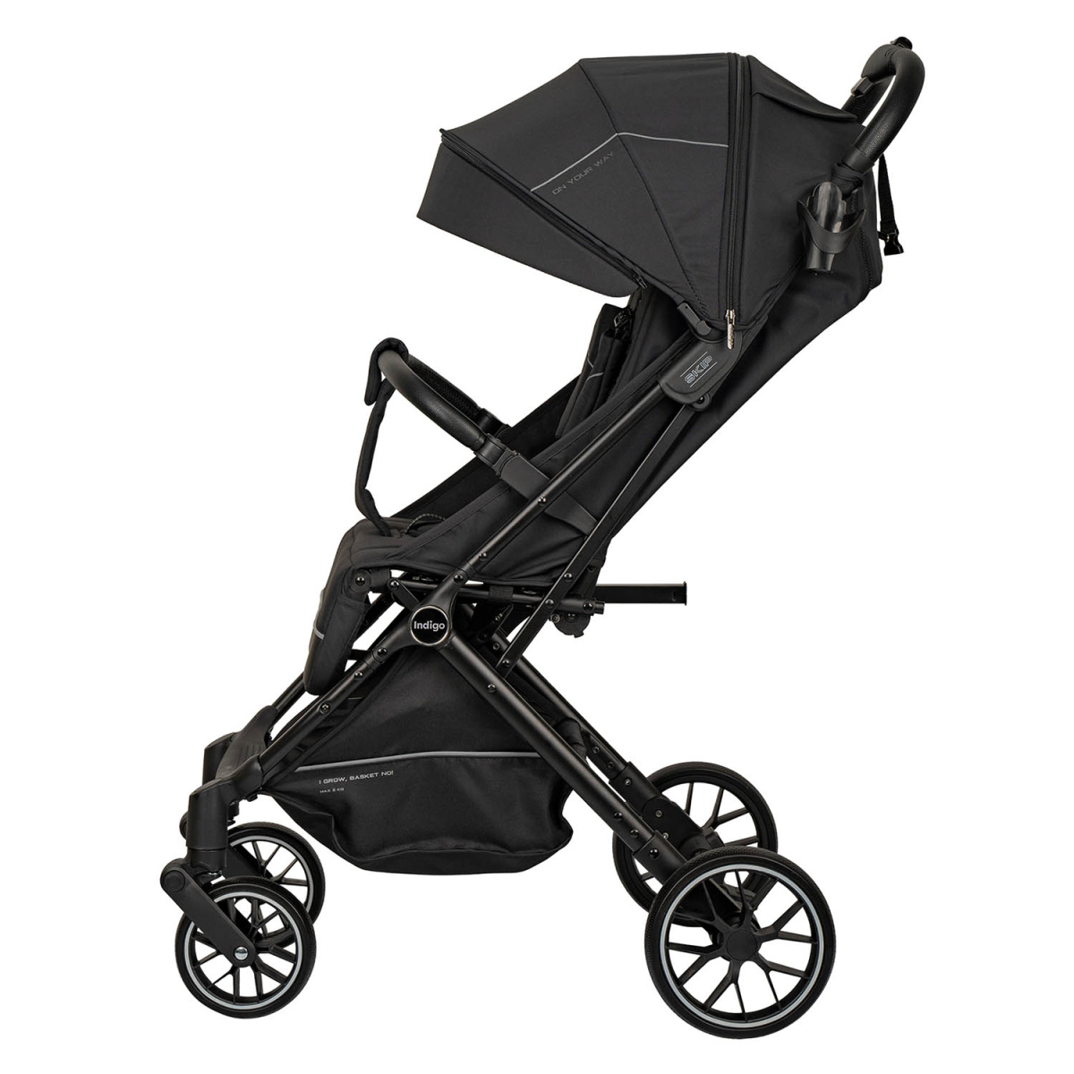 Коляска прогулочная Indigo SKIP черный