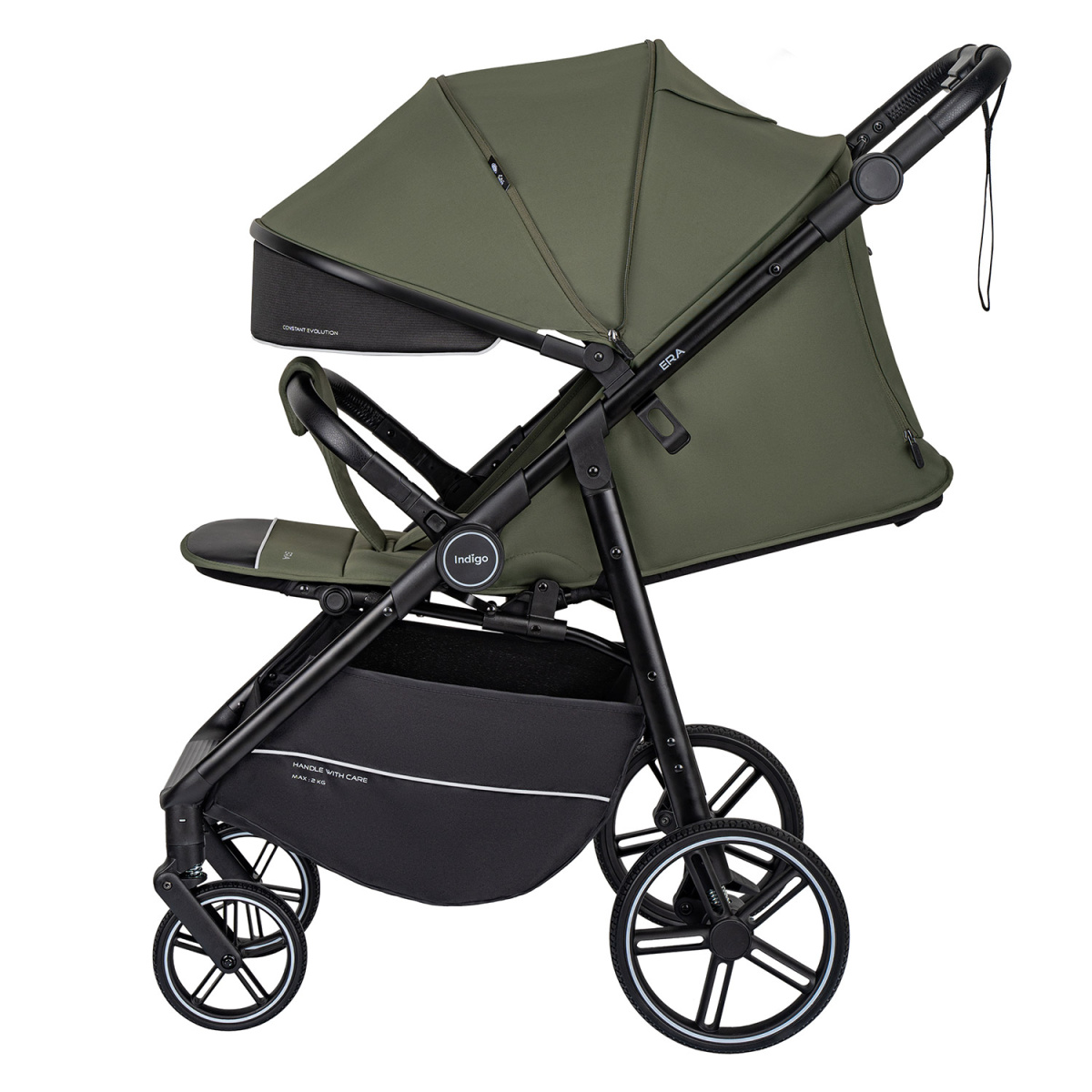 Коляска прогулочная Indigo ERA оливковый