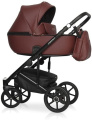 Коляска 3 в 1 Riko Basic Ozon 04 коричневый