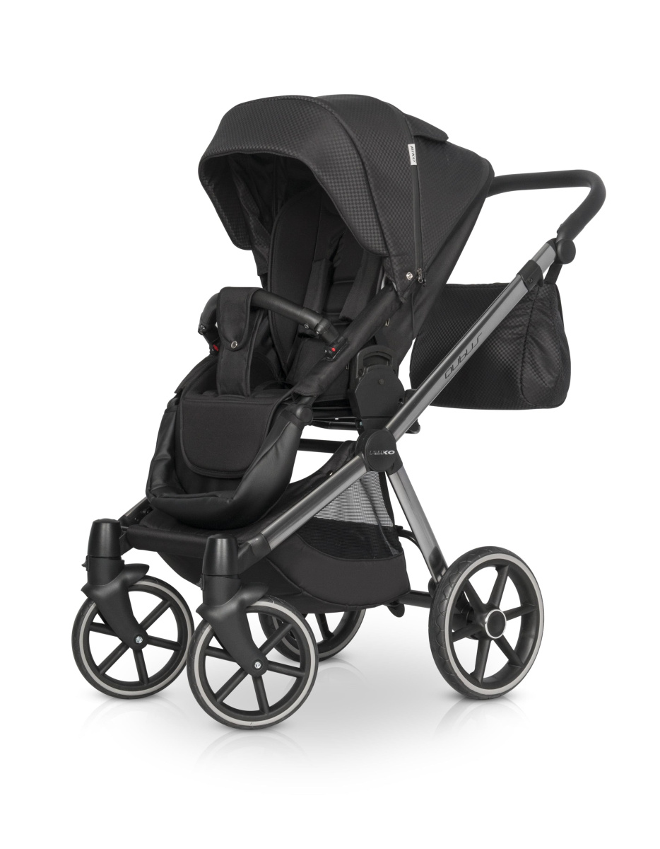 Коляска 2 в 1 Riko Qubus 03 черный