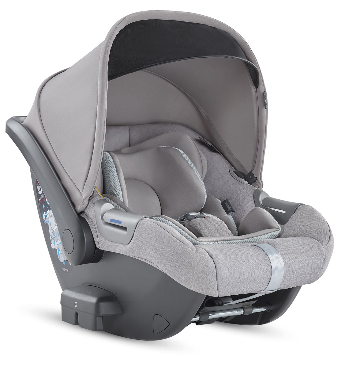 Коляска 3 в 1 Inglesina Aptica с подставкой под люльку Stand Up, Silk Grey