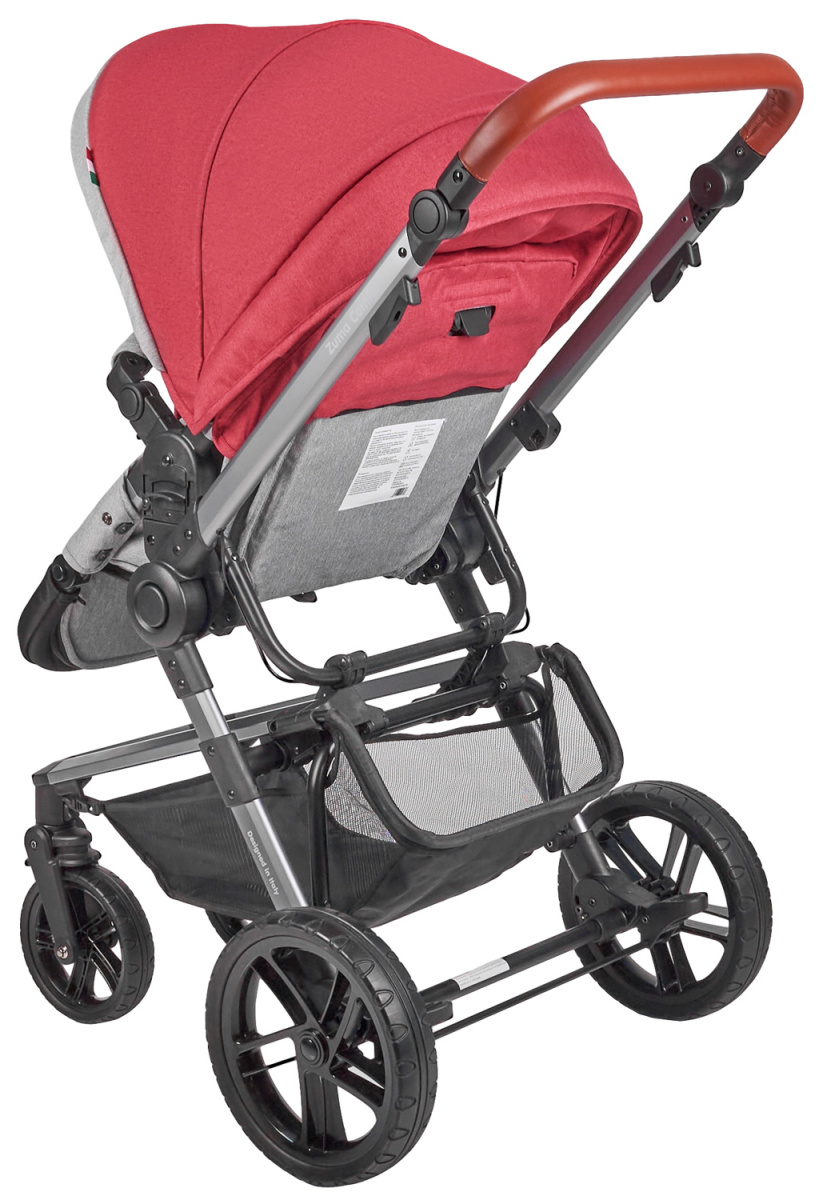 Коляска модульная 2 в 1 Farfello Zuma Duo Comfort (ZDC-11 Рубиновый)