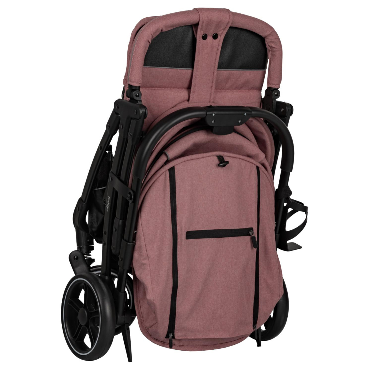 Коляска прогулочная Indigo FROST розовый