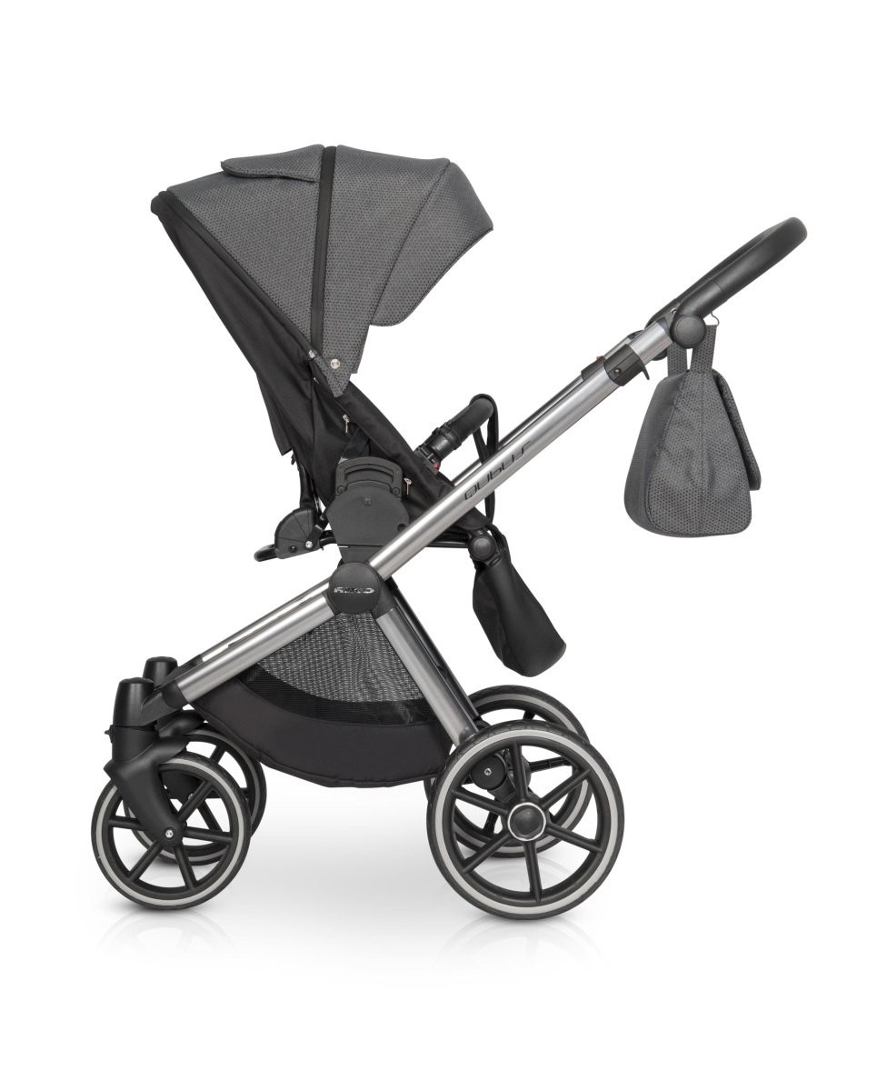 Коляска 3 в 1 Riko Qubus 02 черный