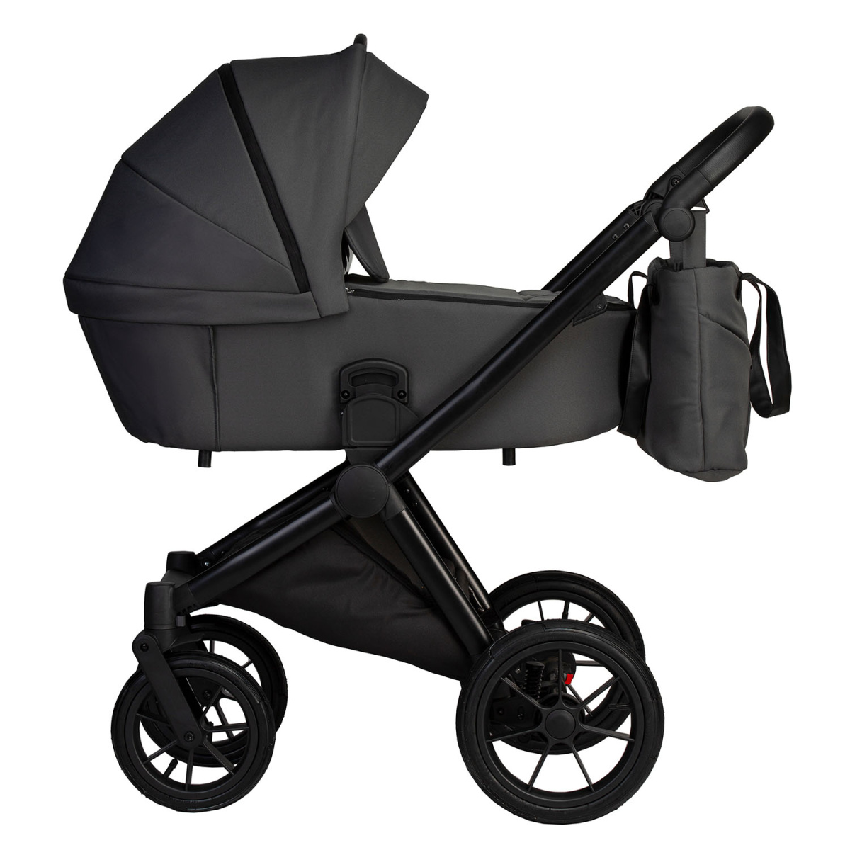 Коляска 2в1 Indigo SOLIO So 05 (т.серый)