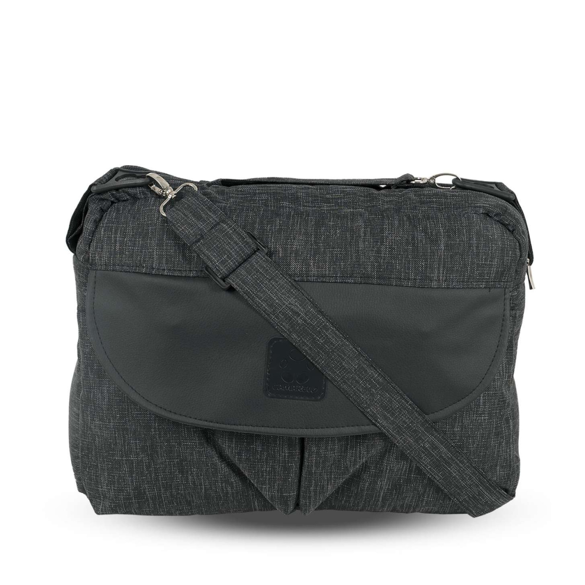 Коляска Camarelo Avenger 2 в 1черный меланж/черная экокожа