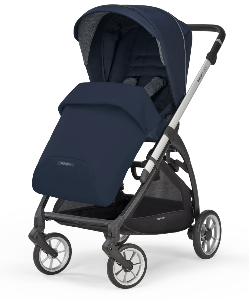 Коляска 3 в 1 Inglesina Electa с подставкой под люльку Stand Up,  Soho Blue
