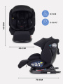Автокресло Rant Nitro Plus isofix группа 0/1/2/3 (0-36 кг) Black
