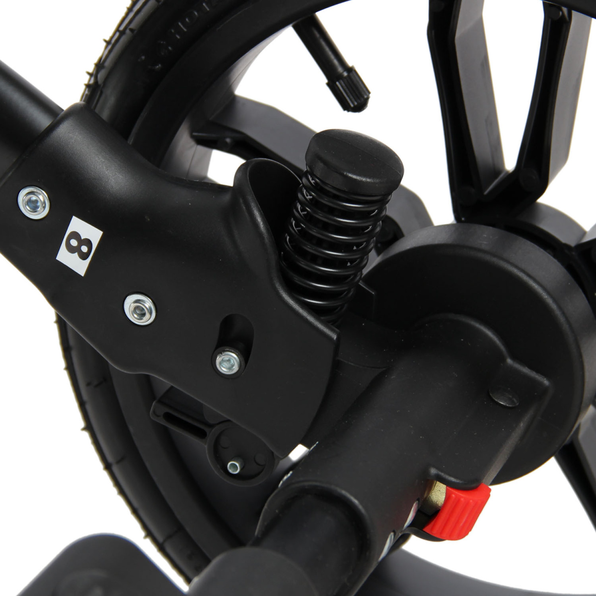 Коляска 2 в 1 Indigo MIO - Mi 07 (черная кожа+черный узор)