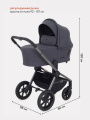 Коляска 2 в 1 RANT FLEX PRO 2023 RA074 GRAPHITE